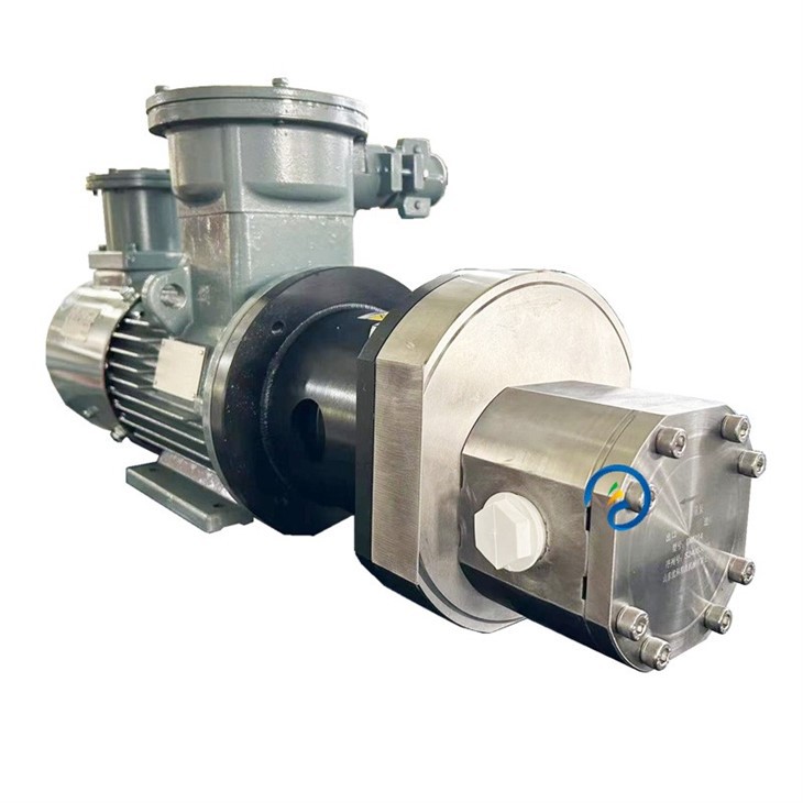 High Viscosity Pump With Magnetic Coupling